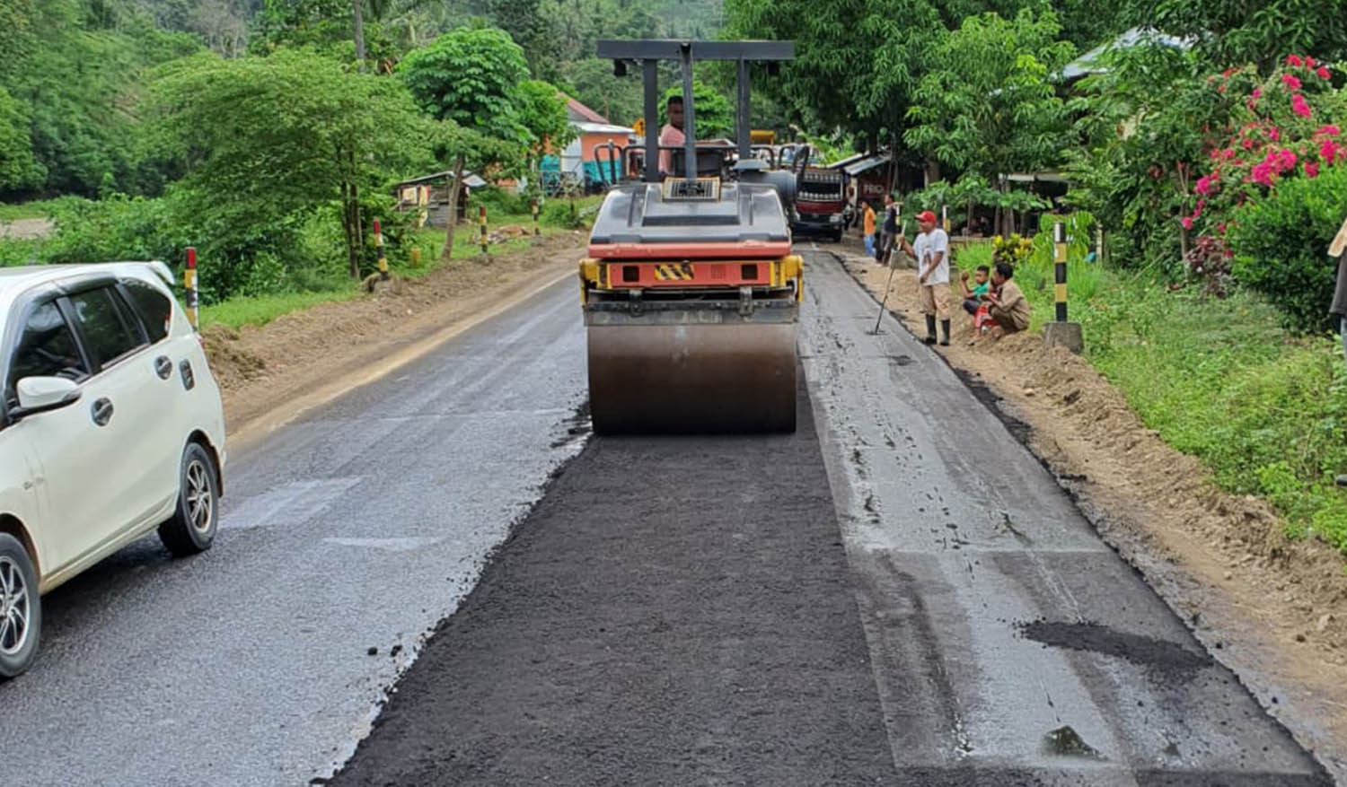 Jalan di Gorontalo menggunakan CPHMA